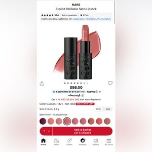 Nars Explicit Lipstick